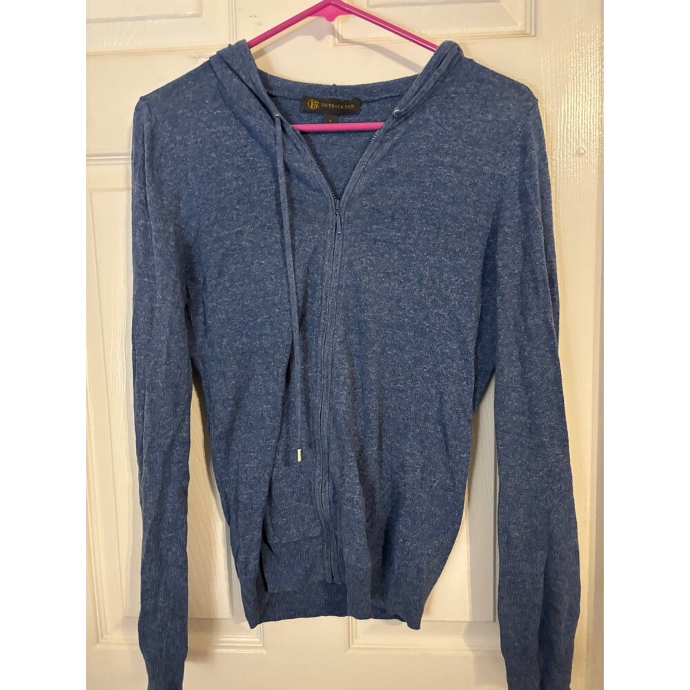 Outback Red small zip up hoodie blue retro everyday